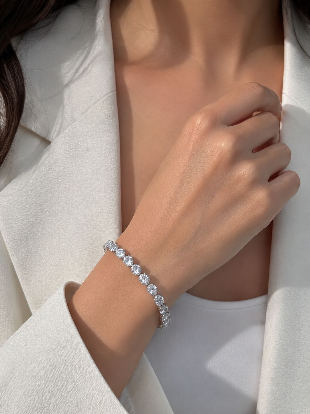 Oval CZ Bracelet