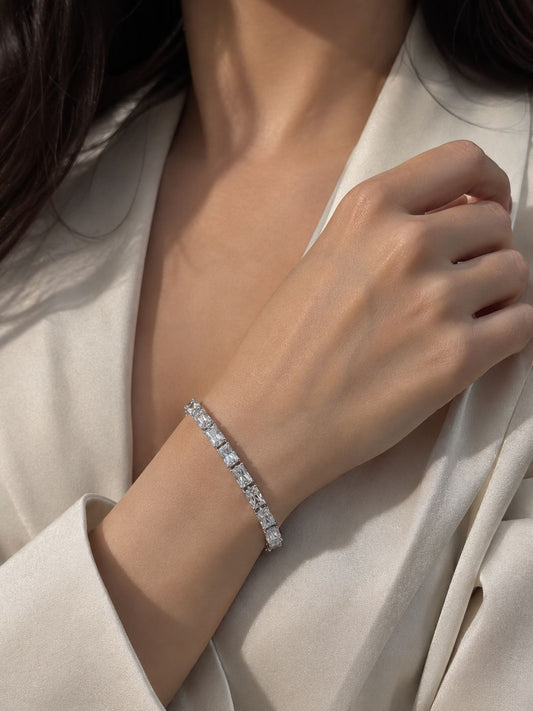 Octagon CZ Bracelet